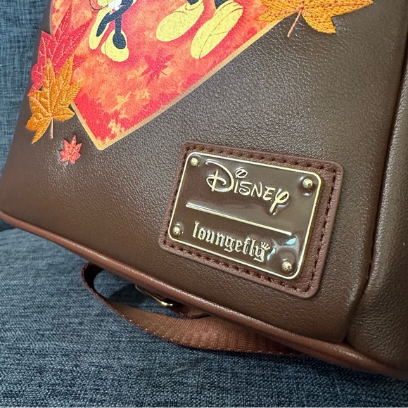 NWT Loungefly Disney Autumn Mickey & Minnie Mini Backpack RARE main image 4